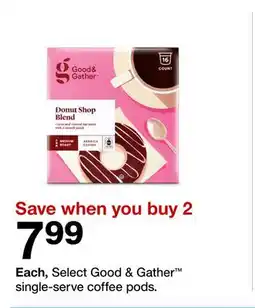 Target Good & Gather single-serve coffee pods offer