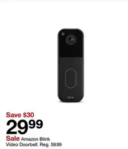 Target Amazon Blink Video Doorbell offer