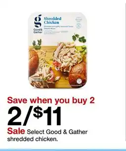 Target Select Good & Gather shredded chicken offer