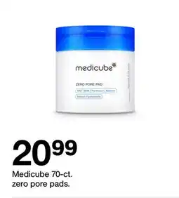 Target Medicube 70 - ct. zero pore pads offer