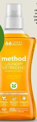 Target Method 53.5-oz. 66-load concentrated laundry detergent offer