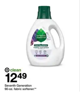 Target Seventh Generation 90-oz. fabric softener offer