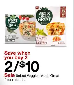 Target Select Veggies Made Great frozen foods offer