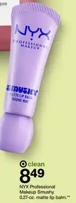 Target NYX Professional Makeup Smushy 0.27-oz. matte lip balm offer