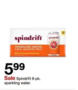 Target Spindrift 8-pk. sparkling water offer