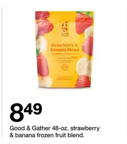 Target Good & Gather 48 - oz strawberry & banana frozen fruit blend offer