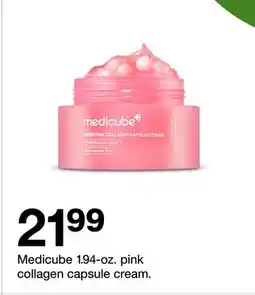 Target Medicube 1.94-oz. pink collagen capsule cream offer