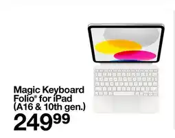 Target Magic Keyboard Folio for iPad (A16 & 10th gen.) offer