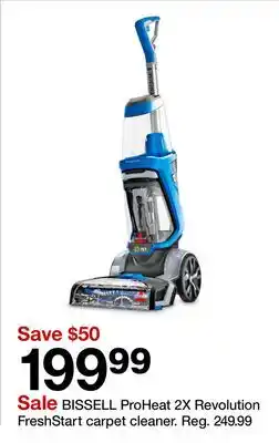 Target BISSELL ProHeat 2X Revolution FreshStart carpet cleaner offer