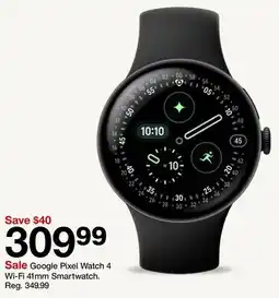 Target Google Pixel Watch 4 Wi-Fi 41mm Smartwatch offer