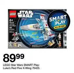 Target LEGO Star Wars SMART Play Luke Red Five X-Wing 75423 offer