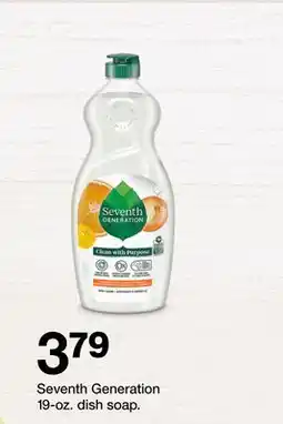 Target Seventh Generation 19-oz. dish soap offer