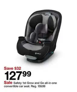 Target Safety 1st Grow and Go all-in-one convertible car seat offer