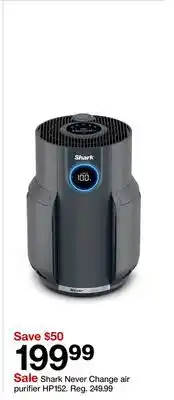 Target Shark Never Change air purifier HP152 offer