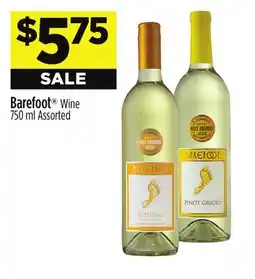 Dollar General Barefoot Wine offer