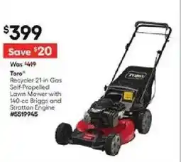 Lowe's Toro recycler offer