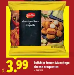 Lidl Sol & Mar frozen Manchego cheese croquettes offer