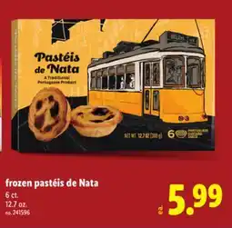 Lidl frozen pastéis de Nata offer