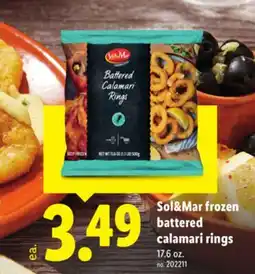 Lidl Sol & Mar frozen battered calamari rings offer