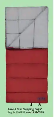 Meijer Lake & Trail Sleeping Bags offer