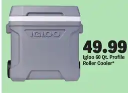 Meijer Igloo 60 Qt. Profile Roller Cooler offer