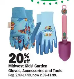 Meijer Midwest Kids' Garden Gloves, Accessories and Tools offer
