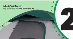 Meijer Lake & Trail Tents offer