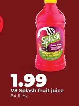 Hy-Vee V8 Splash fruit juice offer