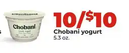Hy-Vee Chobani yogurt offer