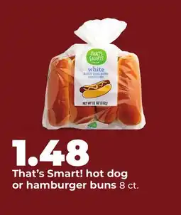 Hy-Vee That's Smart! hot dog or hamburger buns offer
