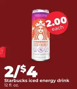 Hy-Vee Starbucks iced energy drink offer