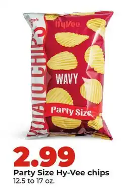 Hy-Vee Party Size Hy-Vee chips offer