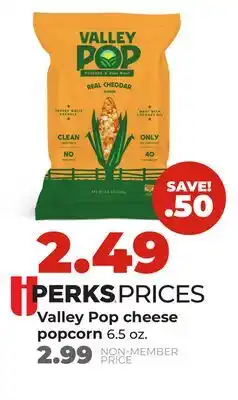 Hy-Vee Valley Pop cheese popcorn offer