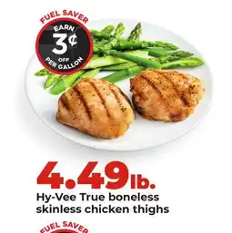 Hy-Vee Hy-Vee True boneless skinless chicken thighs offer