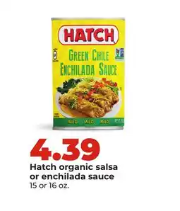 Hy-Vee Hatch organic salsa or enchilada sauce offer