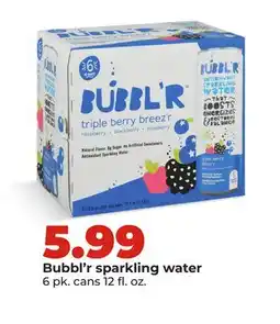 Hy-Vee Bubbl'r sparkling water offer