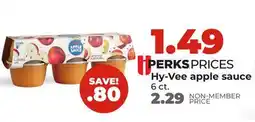 Hy-Vee Hy-Vee apple sauce offer