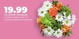 Hy-Vee Go Green bouquet offer