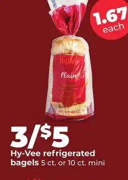 Hy-Vee Hy-Vee refrigerated bagels offer