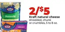 Hy-Vee Kraft natural cheese offer