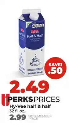 Hy-Vee Hy-Vee half & half offer