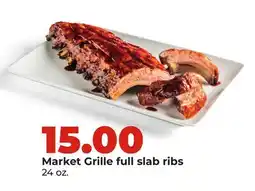 Hy-Vee Market Grille full slab ribs offer