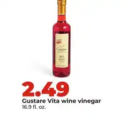 Hy-Vee Gustare Vita wine vinegar offer