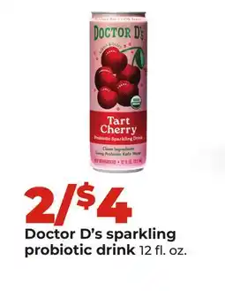 Hy-Vee Doctor D's sparkling probiotic drink offer