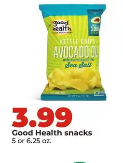 Hy-Vee Good Health snacks offer