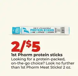 Hy-Vee 1st Phorm protein sticks offer
