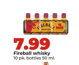 Hy-Vee Fireball whisky offer