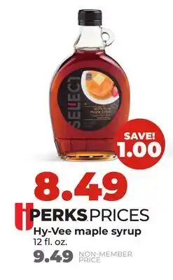 Hy-Vee Hy-Vee maple syrup offer