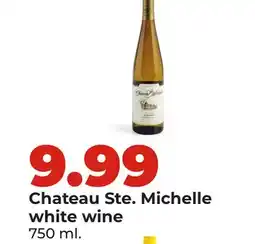 Hy-Vee Chateau Ste. Michelle white wine offer