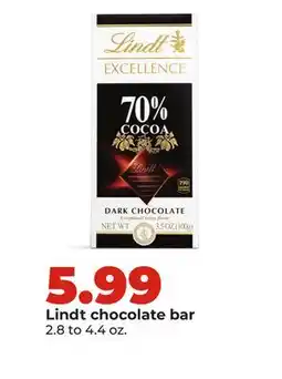 Hy-Vee Lindt chocolate bar offer